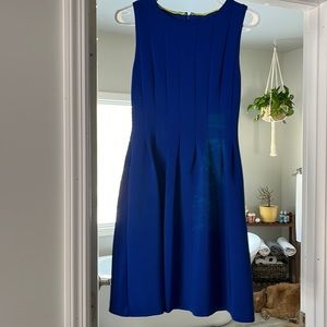 Royal blue dress